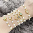Clearance ethnic style geometric beaded bracelet women European and American fashion retro elastic pearl bracelet brh50