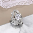   New crown ring unique design hollow domineering ring geometric high-end ring