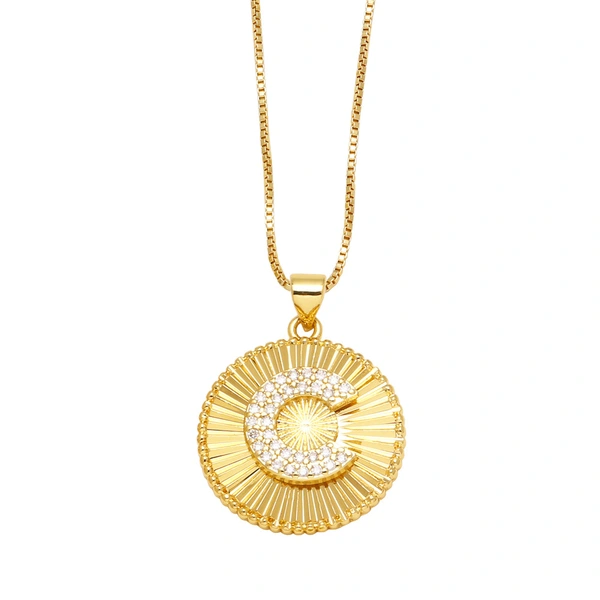 AS jewelry new hot selling 26 English letters pendant necklace clavicle chain nkb785 necklace