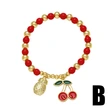 AS jewelry new fruit cherry pendant bracelet beaded hand jewelry brh19 bracelet
