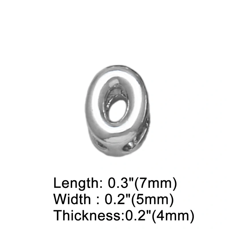 AS jewelry European and American all-match DIY with 26 English letters pendant necklace white K clavicle chain nkb300