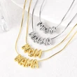 AS jewelry Europe and the United States hot selling Mother's Day English letter mom pendant necklace clavicle chain female nkb604