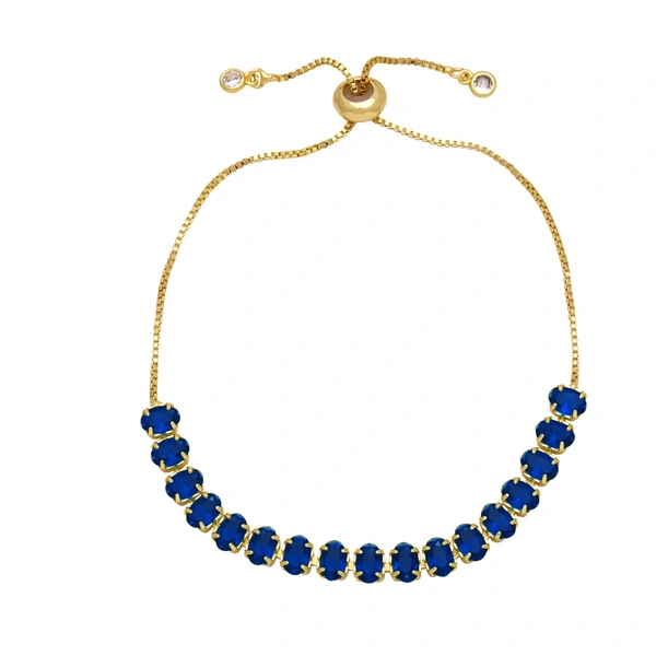 New European and American fashion color zircon bracelet female personality temperament versatile adjustable bracelet brd33