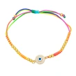 Clearance European and American devil eye bracelet hand-woven bohemian style bracelet brh35