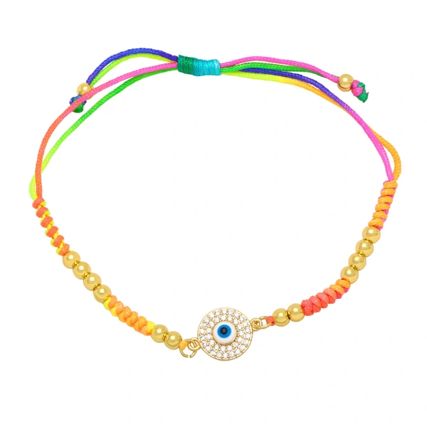 Clearance European and American devil eye bracelet hand-woven bohemian style bracelet brh35