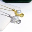   Hot selling cute necklace for women, cute Buddha imitation pearl design necklace, elegant light luxury style jewelry