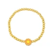 Clearance European and American style gold beaded simple colorful daisy bracelet handmade bre85