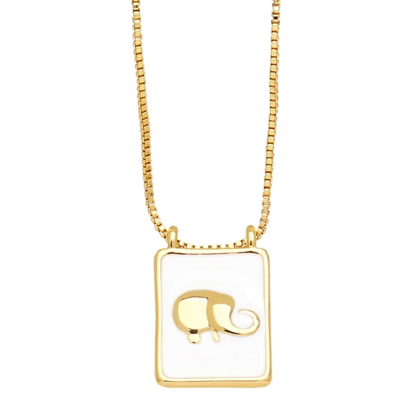 European and American hot selling cute butterfly turtle elephant fashion simple clavicle necklace wholesale nkb010