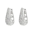 Temperament versatile U-shaped earrings for women, exquisite and small, elegant jewelry, hot-selling popular online celebrity style jewelry