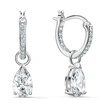 Hot selling star style simple, elegant and smart teardrop-shaped zircon earrings, detachable earrings for women
