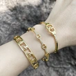 Diamond-studded funny expression smiley face open bracelet female INS European and American personality exaggerated butterfly pig nose bracelet brd20