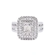 Rock sugar imitation diamond ring female niche design trend light luxury rings temperament versatile sweet ring