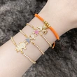 European and American fashion retro couple zircon bracelet style simple cute boy and girl bracelet wholesale brh34