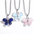 Crystal agate butterfly necklace for women 2023 new European and American hot selling pendant necklace wholesale nkb612
