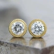    Hot-selling women's round geometric earrings, everyday jewelry, exquisite fashion jewelry