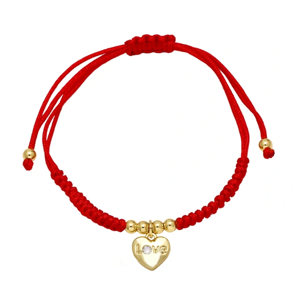 AS jewelry Europe and the United States best-selling color bracelet gold-plated 18k gold love peach heart pendant bracelet bracelet brd99