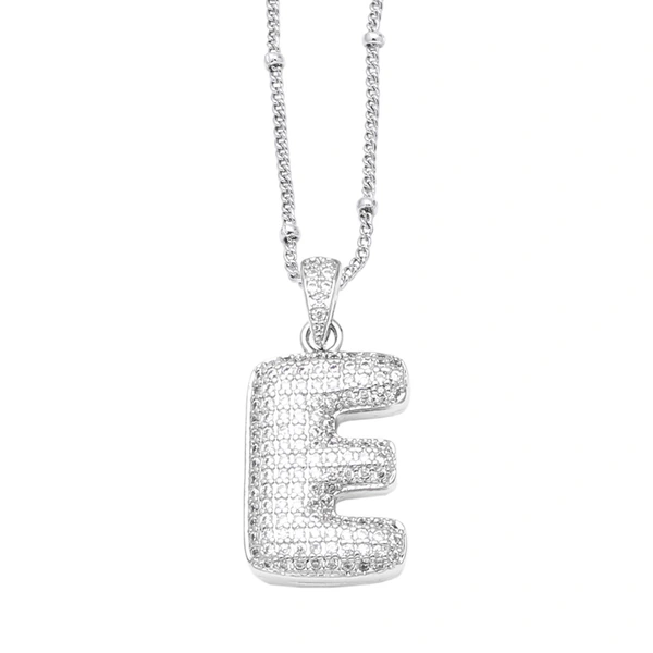 AS jewelry 26 English letters necklace female gold-plated full zircon clavicle chain nkn71