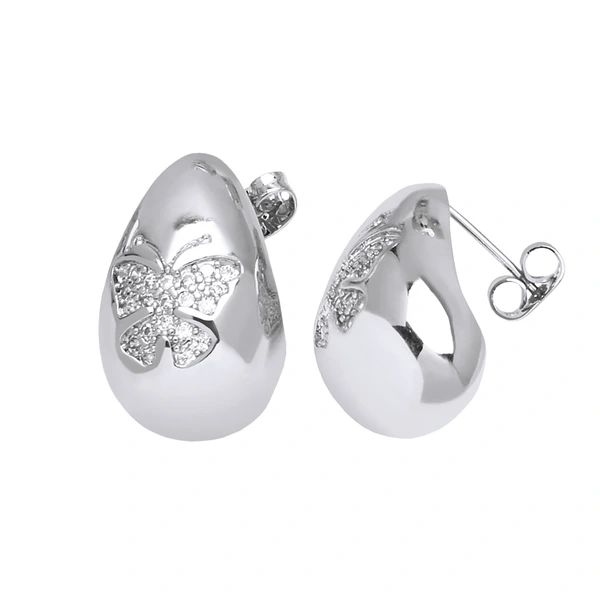 Hot selling water drop earrings for women gold-plated love cross butterfly earrings earrings jewelry erz77