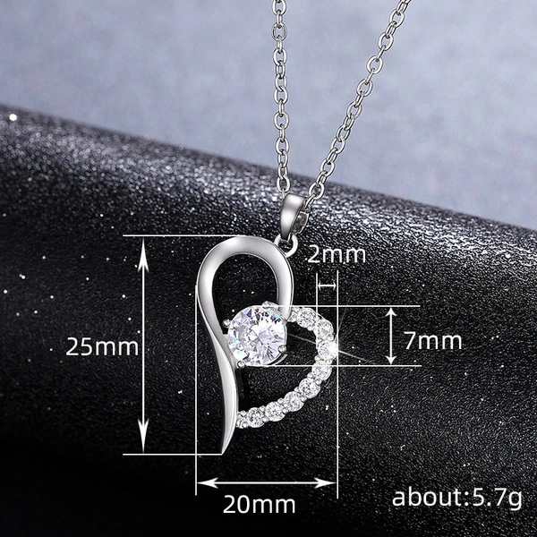 Japanese and Korean simple love pendant accessories European and American trendy gift for girlfriend, mother, anniversary