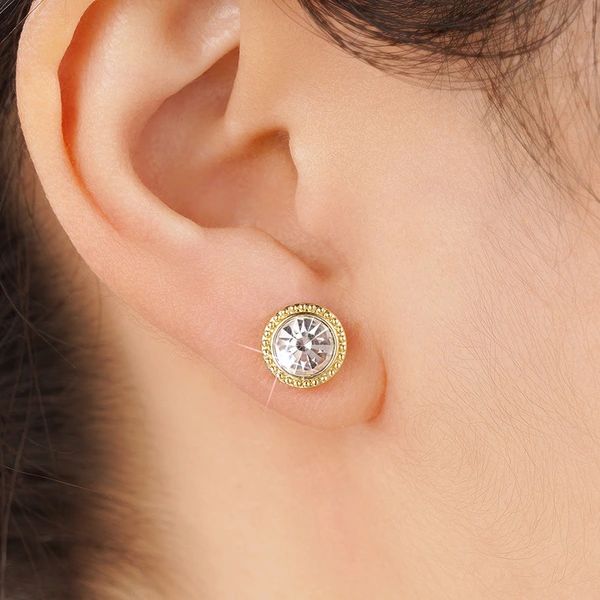    Hot-selling women's round geometric earrings, everyday jewelry, exquisite fashion jewelry