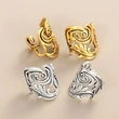 Cold style simple retro ear bone clip personality leaf non-pierced earrings female old-fashioned earrings