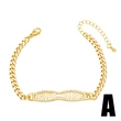 Hot selling fashion inlaid zircon bracelet niche design retro high-end feel Bagu bracelet brm03