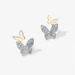 Korean cute small butterfly earrings, simple and elegant small earrings, the same style as the Internet celebrity fairy earrings