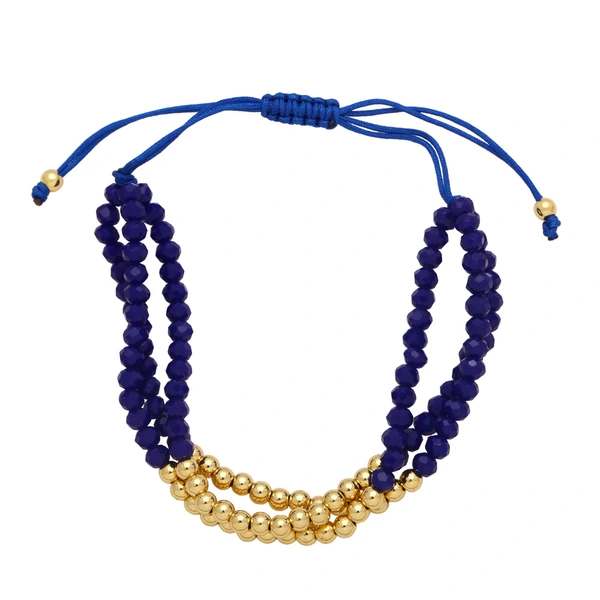 Hot selling bohemian style three-layer stacking bracelet niche design handmade beaded bracelet female bra82