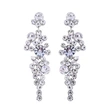 European and American fashion classic bridal earrings ladies long temperament crystal earrings earrings erj36