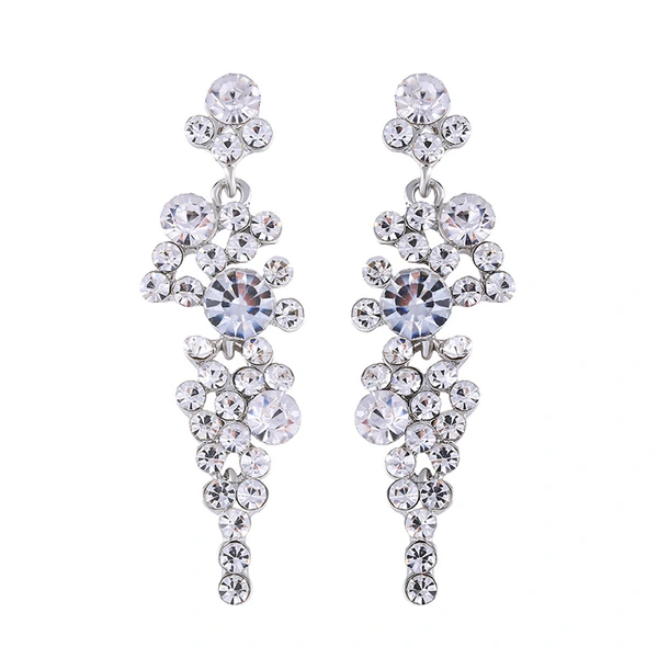 European and American fashion classic bridal earrings ladies long temperament crystal earrings earrings erj36