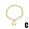 AS jewelry tooth ice cream bracelet female gold-plated oil drop pearl bracelet hand jewelry brh07