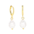  Special-shaped imitation pearl earrings for women, fashionable and elegant daily wear, ladies' jewelry