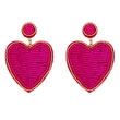 New hot selling Bohemian earrings jewelry love peach heart rice bead earrings earrings wholesale era191