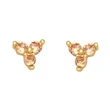 Clearance style simple earrings internet celebrity design small zircon earrings female niche ear jewelry wholesale erz73