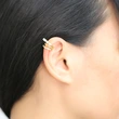 AS real shot European and American hot selling gold-plated pearl C-shaped ear bone clip earrings earrings era070 ear cuff