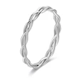  Classic simple plain ring female geometric lines wrapped twist design fashion minimalist popular ring