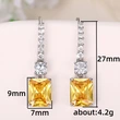 Small sugar cube earrings new style all-match long skirt light luxury princess earrings elegant atmosphere fashion ear hooks