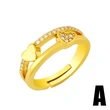 Clearance European and American trendy rings creative niche design Virgin Mary index finger ring love zircon ring rik63