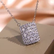 2022 best-selling full diamond inlaid zircon women's necklace high-end light luxury live broadcast popular clavicle chain