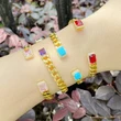 Clearance jewelry Internet celebrity personality hip-hop bracelet female simple retro punk metal bracelet brh02