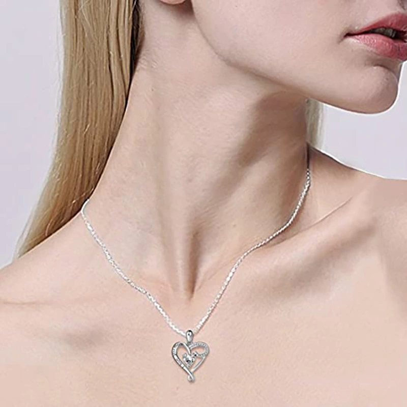 WISH hot-selling mother's love necklace new European and American fashion single product letter box chain