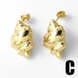 AS jewelry hot-selling conch earrings for women high-end copper-plated 18k gold earrings era338