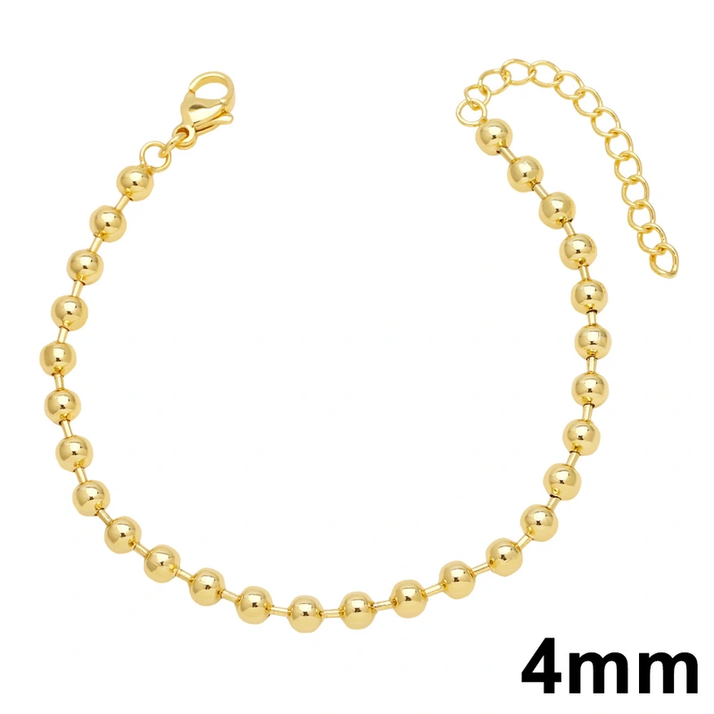 European and American popular jewelry simple fashion beaded bracelet bracelet men and women personality all-match bracelet brm44