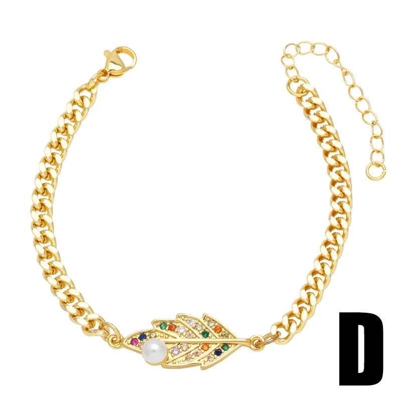 Clearance European and American palm butterfly bracelet female niche high-end inlaid zircon leopard head hand jewelry bracelet brm56