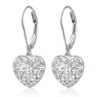 Hot selling heart hollow design earrings fairy daily matching accessories female fashion European and American earrings
