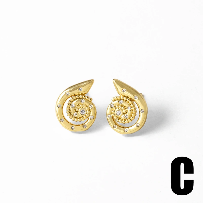 AS jewelry hot selling pearl thread earrings copper plated 18k gold high-end earrings err56