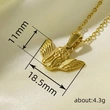  European and American light luxury necklace new three-dimensional angel cute pendant retro metal sense female necklace