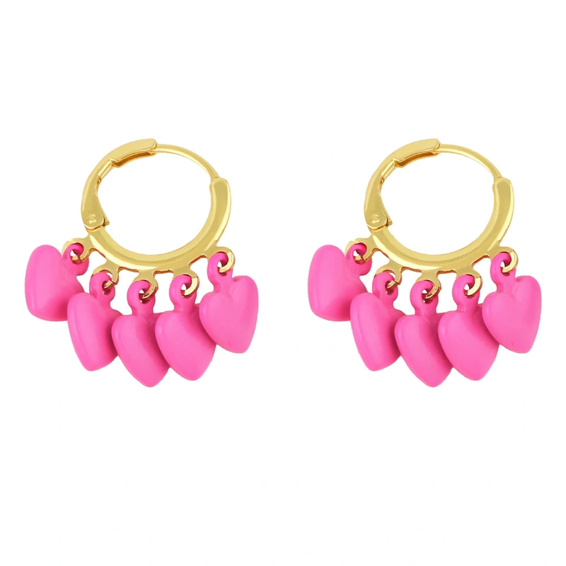 Jewelry clearance love tassel earrings European and American design earrings female simple personality short earrings ery91