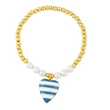 Clearance European and American pearl shell bracelet beach style simple colorful beaded hand jewelry bracelet bre96