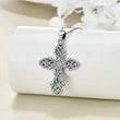   Wholesale special-shaped texture necklace cross design texture necklace literary retro British style
